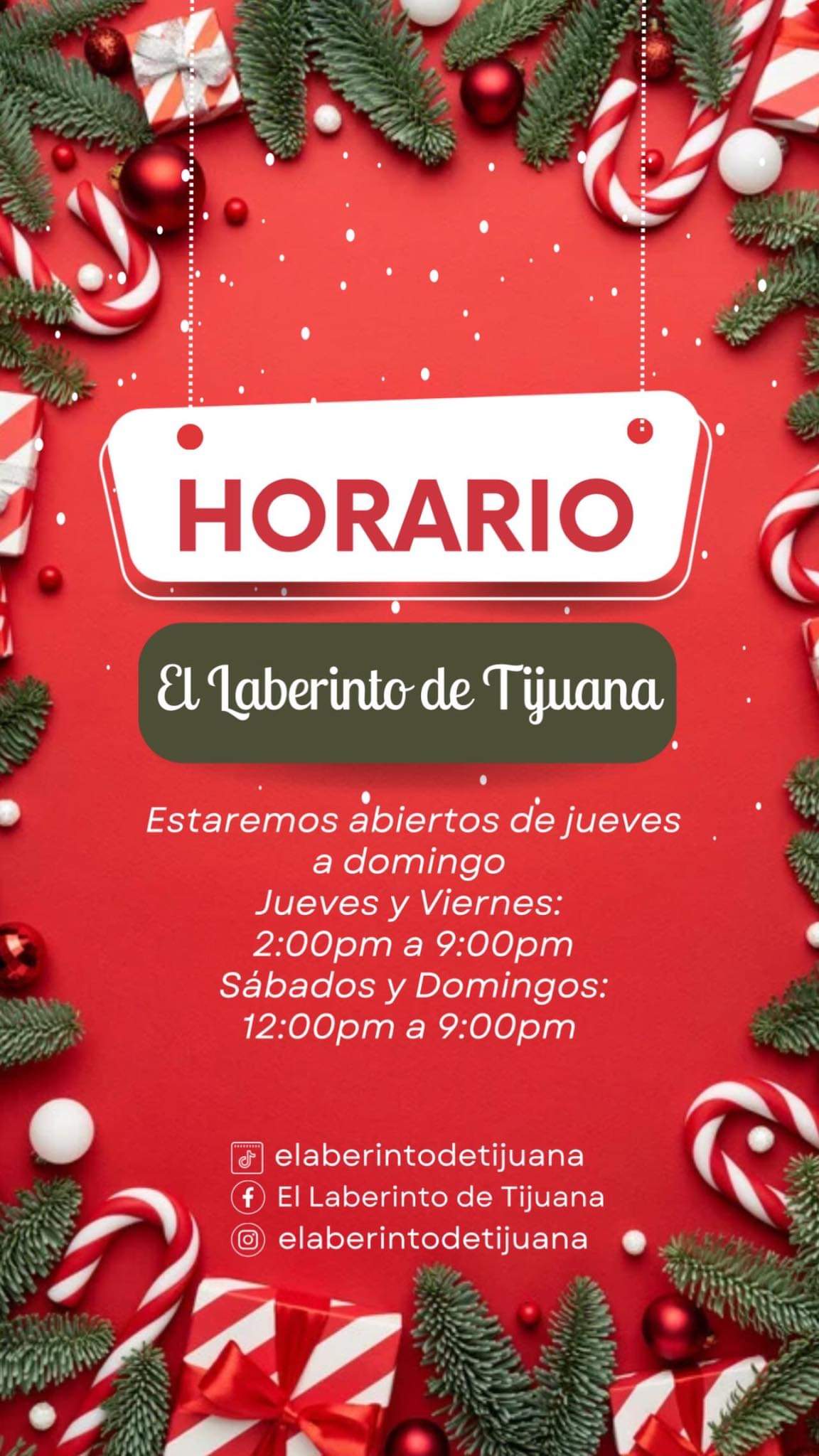 Laberinto de Tijuana edición Navideña