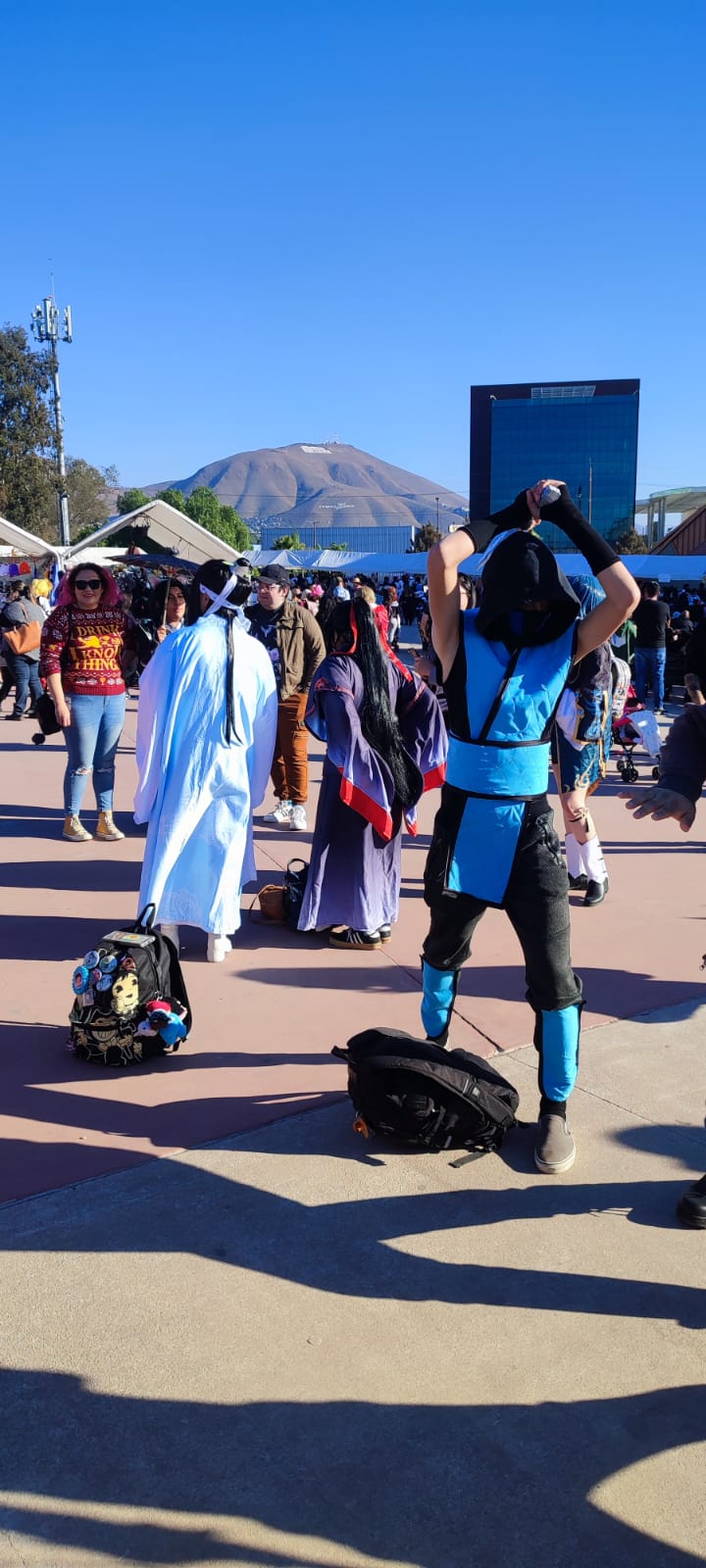 Cosplayer de la ‘Revolución del Otaku 2022 Edición Navideña’