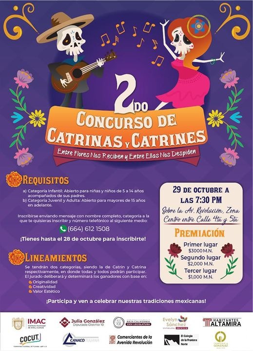 Concurso de catrinas y catrines