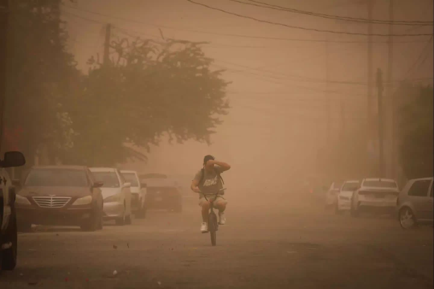 Tormenta de arena en Mexicali