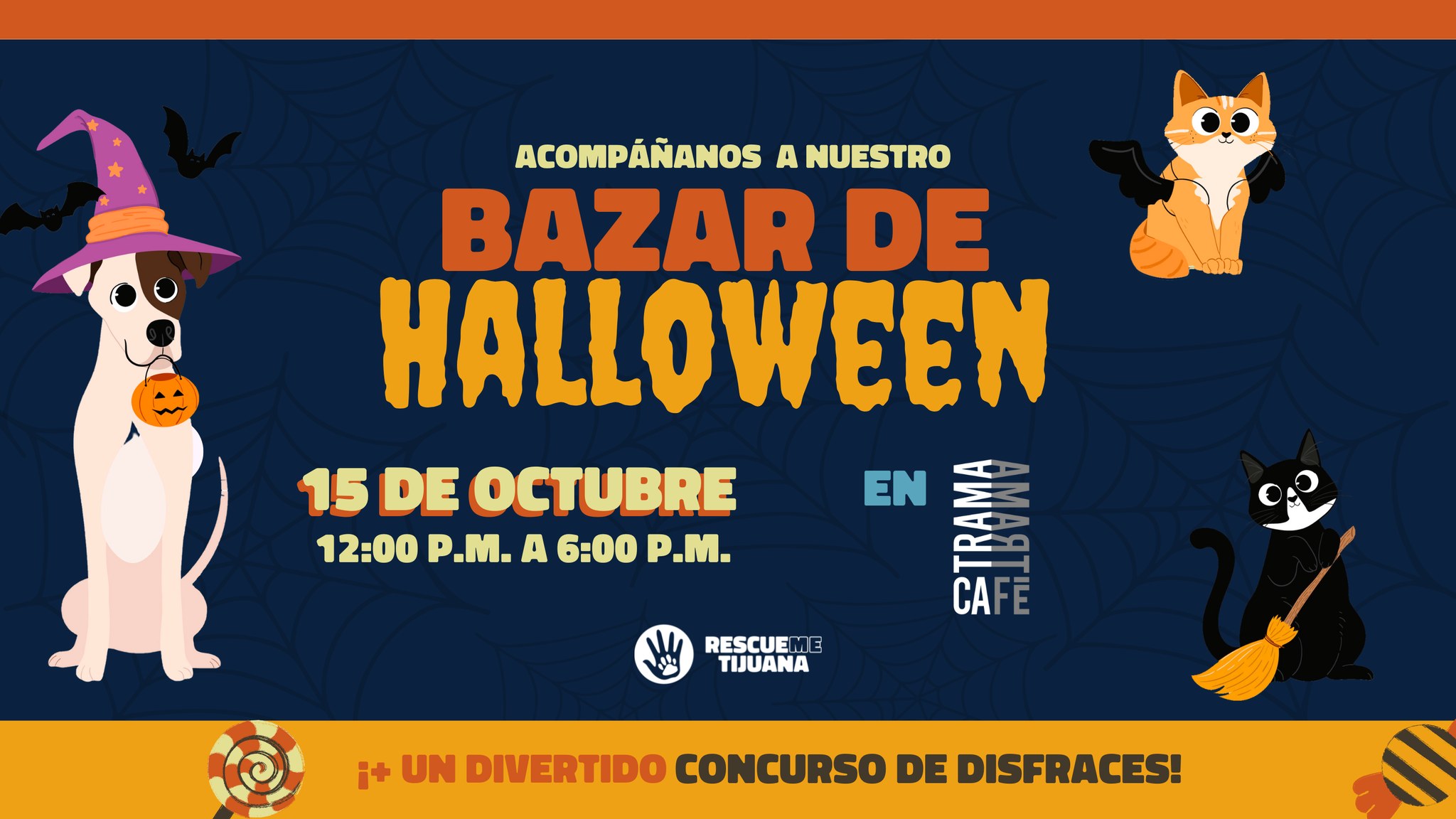 Bazar Halloween - Rescue Me Tijuana