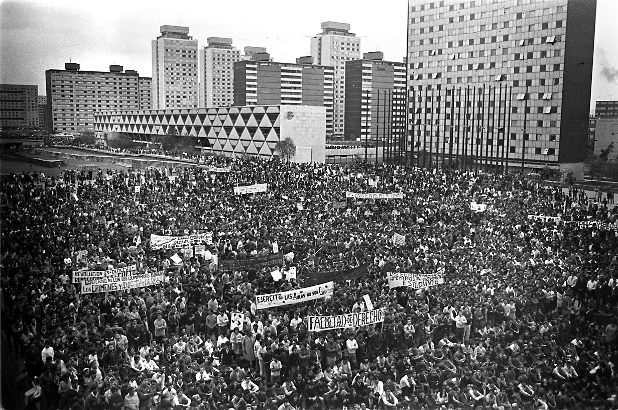 Tlatelolco, Plaza de las Tres Culturas, 1968