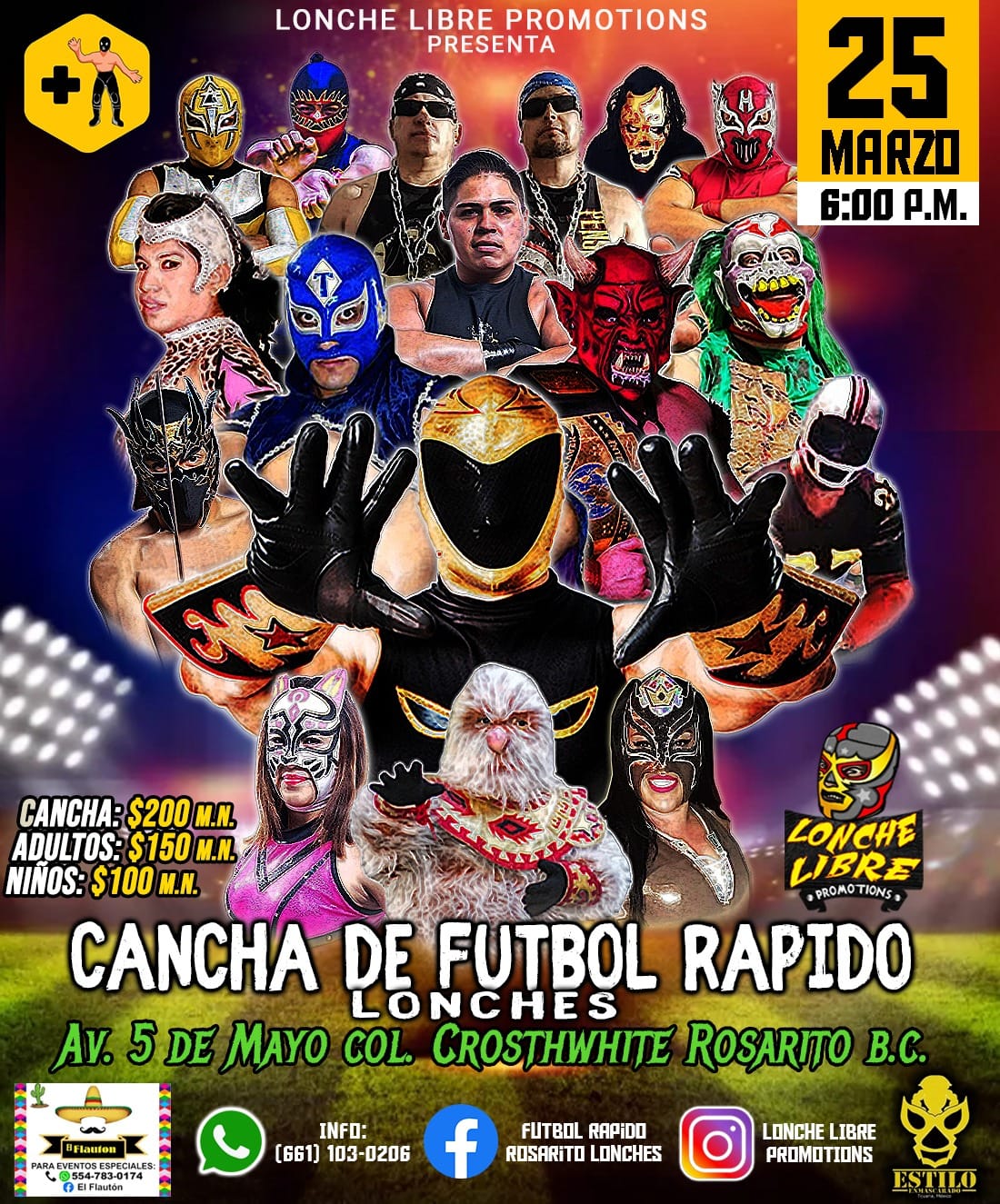 Lucha Libre Tinieblas jr y Alushe