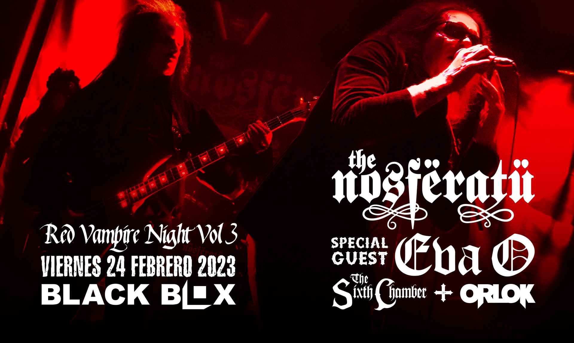 The Nosferatu + Eva O + Support – Black Box, Tijuana